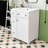Compact 24-Inch Bathroom Vanity Cabinet with Ceramic Sink-2024906830-2024906831