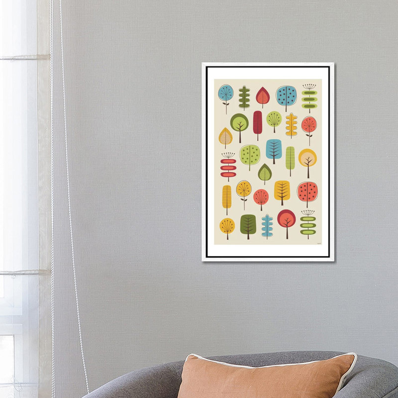 The Forest I by TomasDesign - Gallery-Wrapped Canvas Giclée on Canvas, 66.04 cm H x 45.72 cm W, White Floater Framed