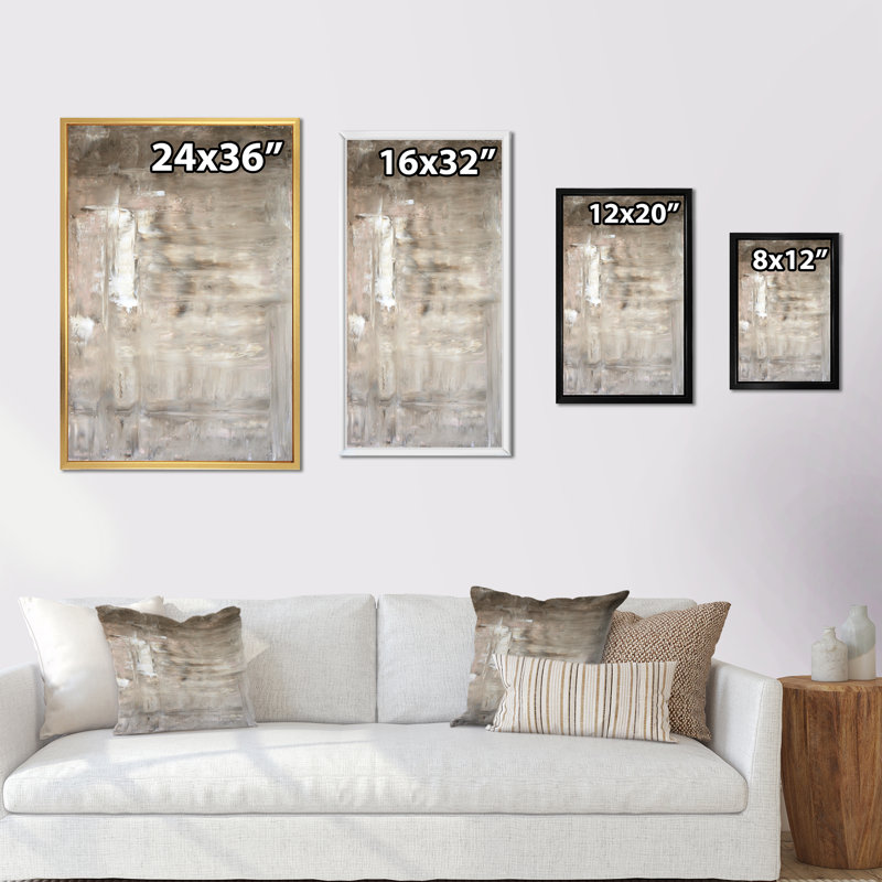 Art moderne gris et bleu II 2FL47799, Cadre noir, H 20 po x l 12 po x P 1 po