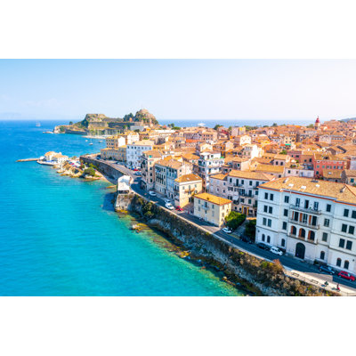 Kerkyra, Capitale de l'île de Corfou, Grèce par Aleh Varowncha - Photographie sur toile tendue