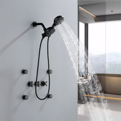 Système de douche complet avec valve brute