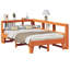 Bookcase Bed Without Mattress Solid Wood Pine-1938820492-1938820481