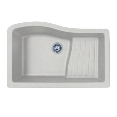 Swan 21'' W Single Bowl Granite Undermount Kitchen Sink