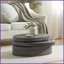 Table basse rotative moderne noire matte - 3 couches peu encombrantes, parfaite pour le salon Petits espaces