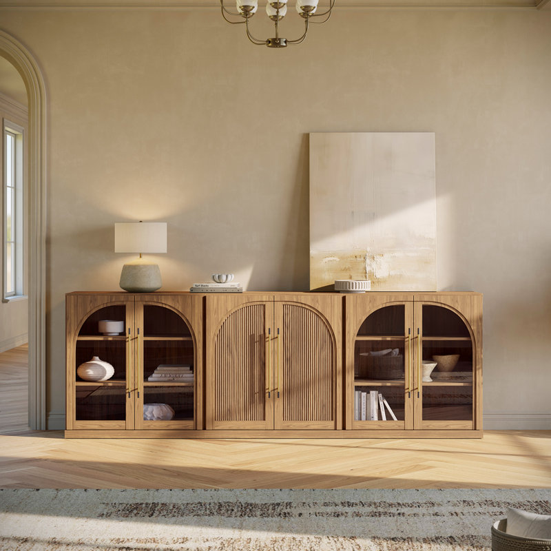 Buffet modulaire 3 pièces avec rangement - C + 2A - Chameau, Chameau