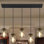 Lustre de style campagnard à 5 lumières Camelot