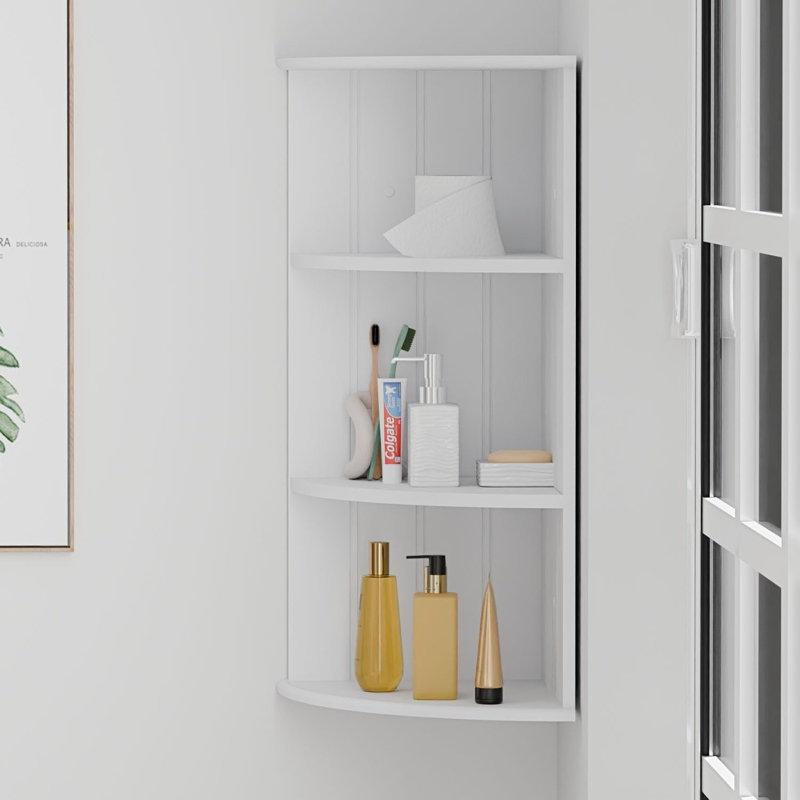 Corner Shelf, White