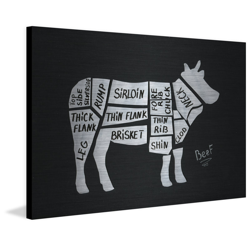 " Beef Formation " by Eyre Tarney, 12" H x 18" W x 1.5" D