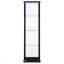 Vitrine noire à 4 tablettes-133427319