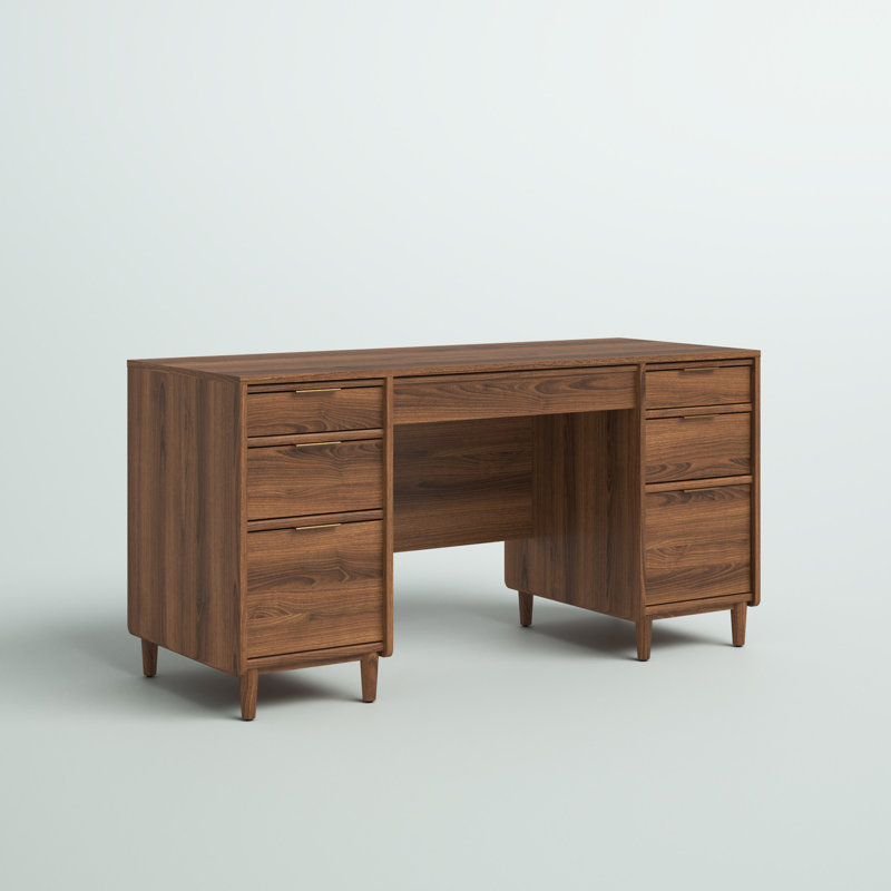 Computer Desk, Grand Walnut