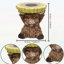 Tabouret 13 pouces Highland Cow