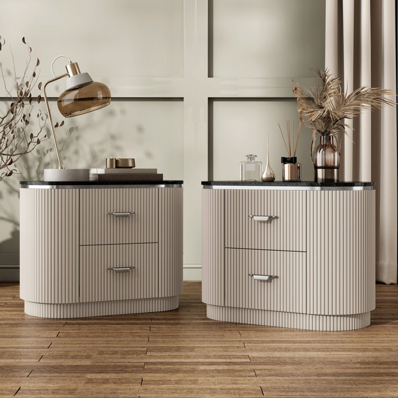 Oktay 2-Piece Nightstands Set