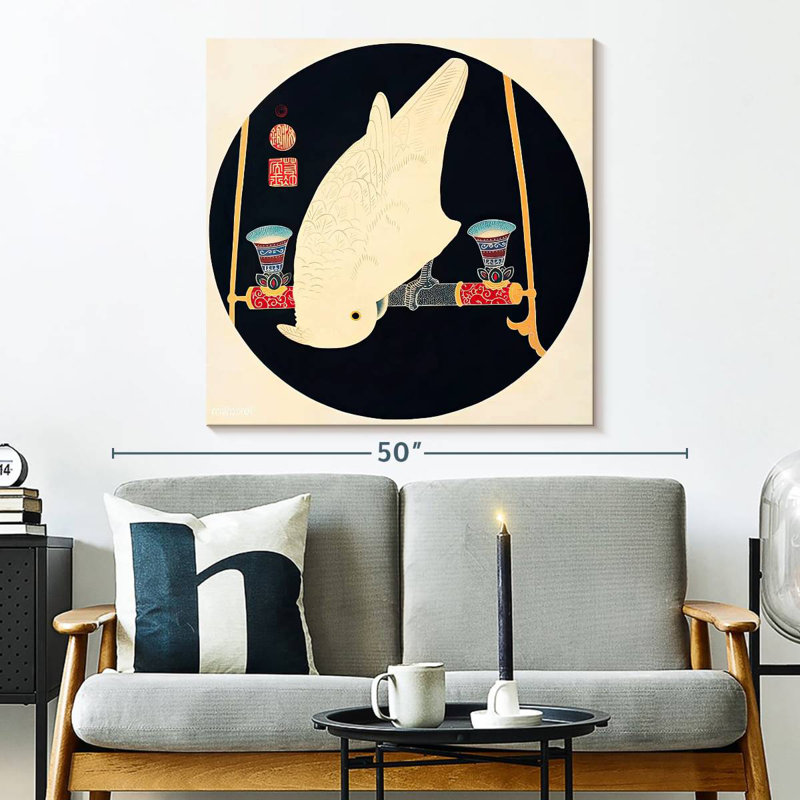 Brampt A White Macaw, 33" H x 33" W