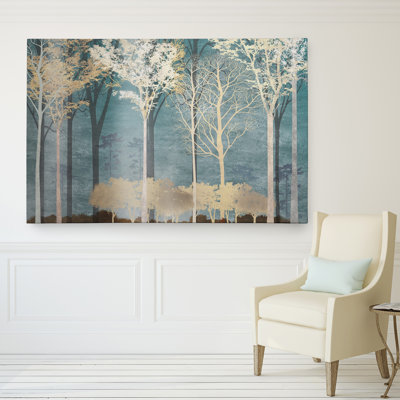 «Into the Woods» par Conrad Knutsen, reproduction d'art graphique sur toile