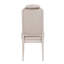 Ensemble de 2 chaises capitonnées à dossier