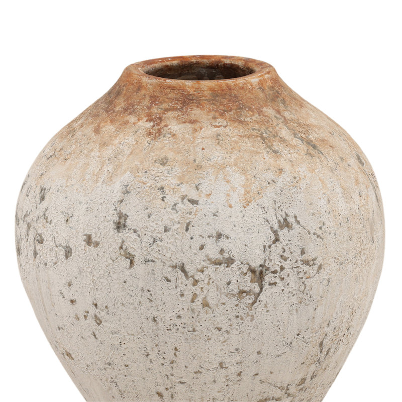 Deacon Vase Antique White