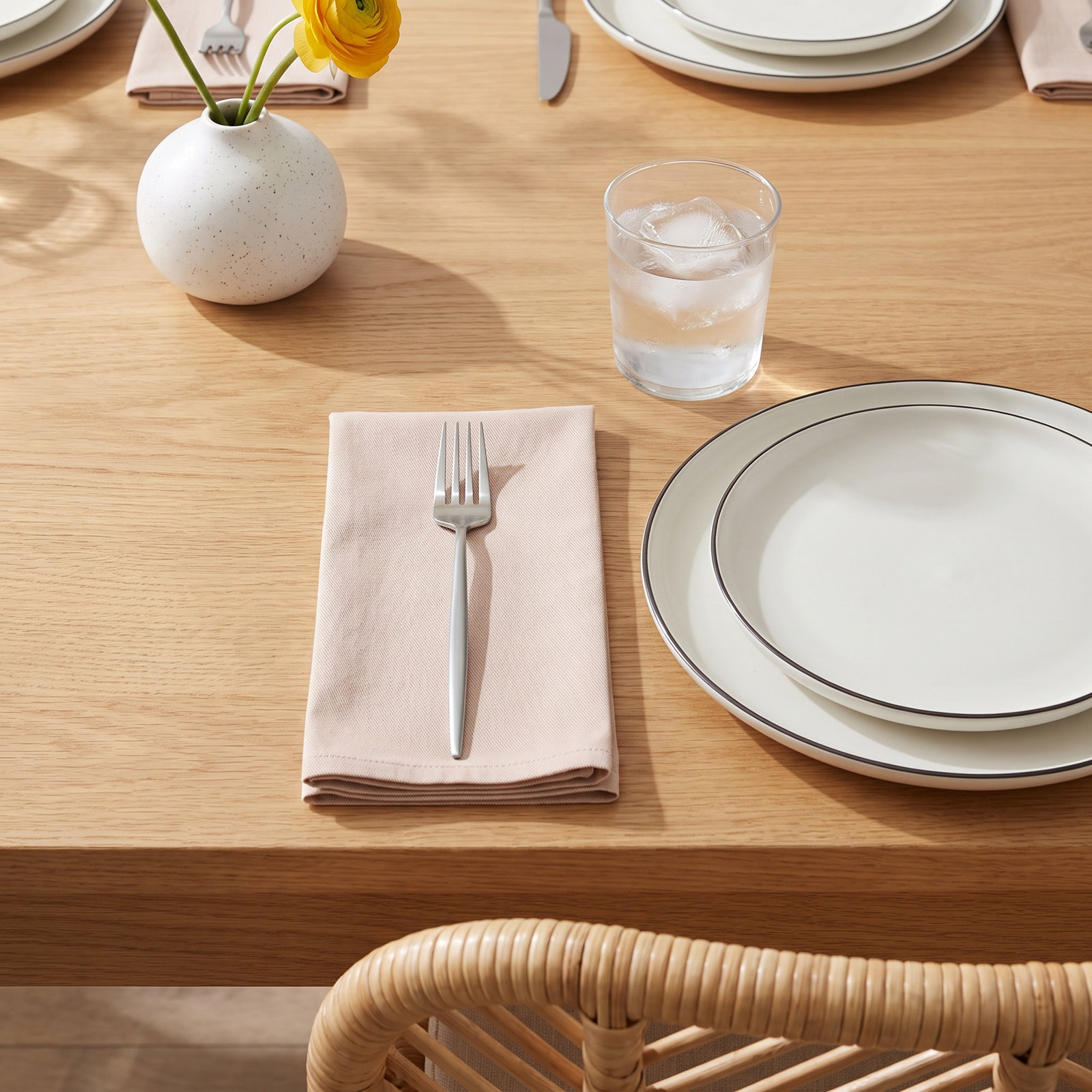 Chateau Cotton Napkin, Taupe