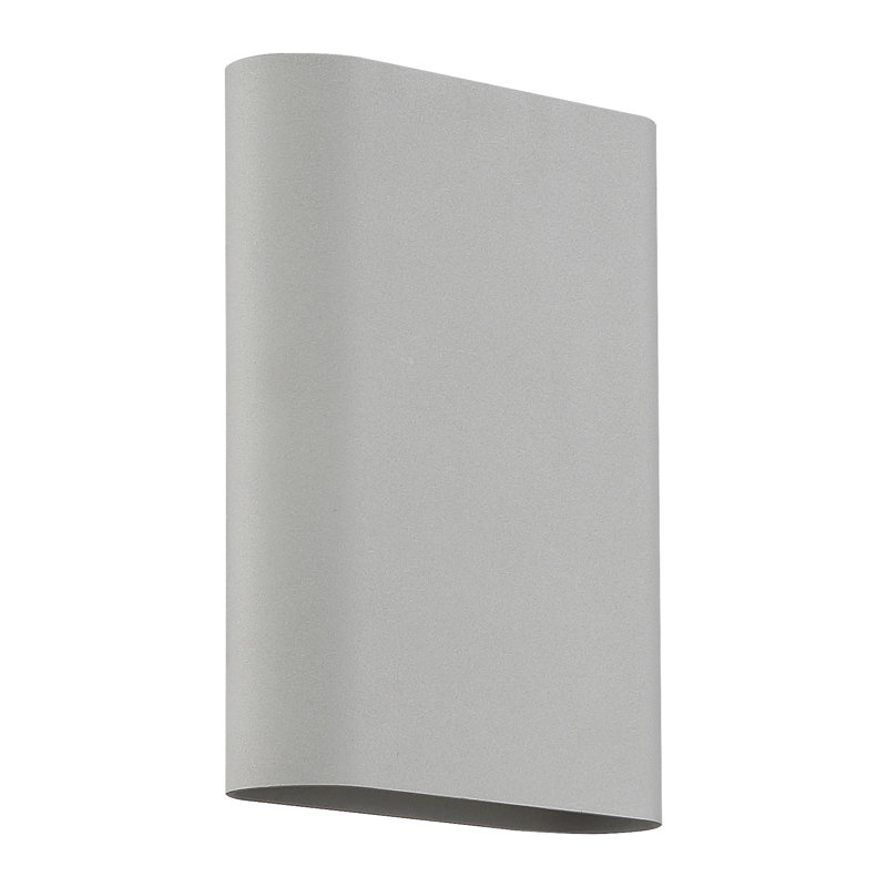 Applique murale encastrée en aluminium Jamai, Satin / givré