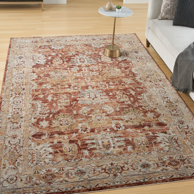 Floral Indoor Rug, Rectangle 7'10" x 10'4"