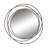 Aziana Overlapping Rings Metal Accent Mirror-1723338285
