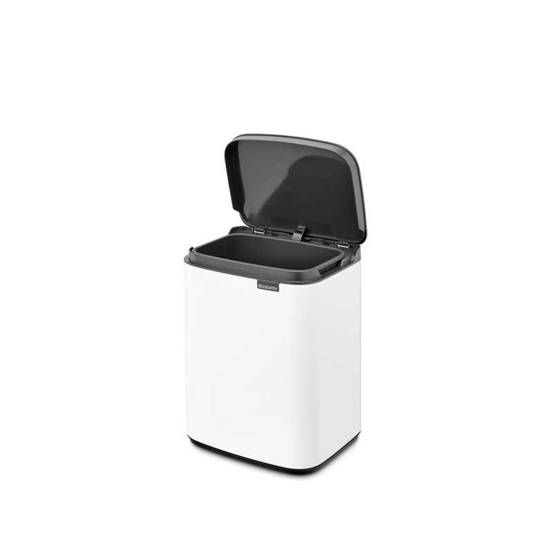 Brabantia Bo Waste Bin, White, 4 L