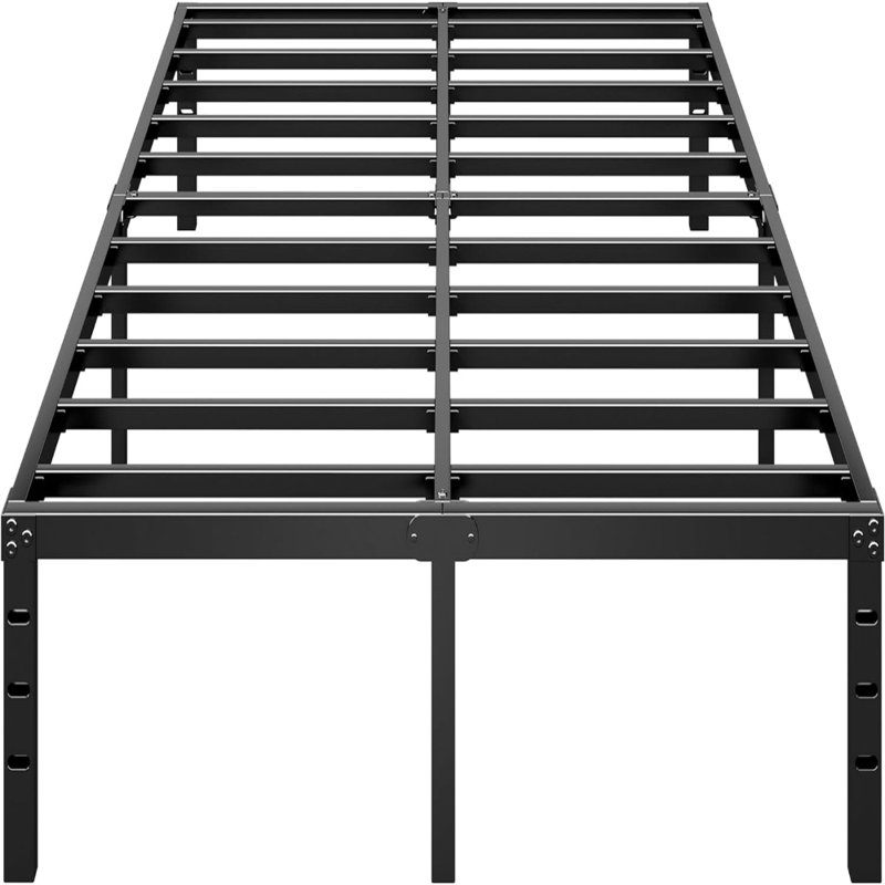 Metal Platform Bed Frame 14 Inch Tall,No Box Spring Needed, Bed With Heavy Duty Strong Support Slats,Easy To Assemble,Black