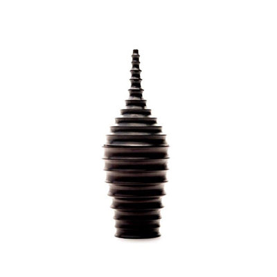 Ebony Wood Collection Wood Jar