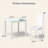 3 - Piece Glass Top Dining Set-833953737