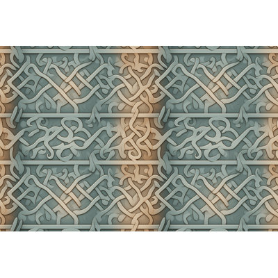 Celtic Knot Blue Microfiber Comforter