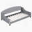Modern And Stylish Tufted Button Daybed With Wood Structure, Ideal For Living Rooms, Dens, And Offices-1173725200