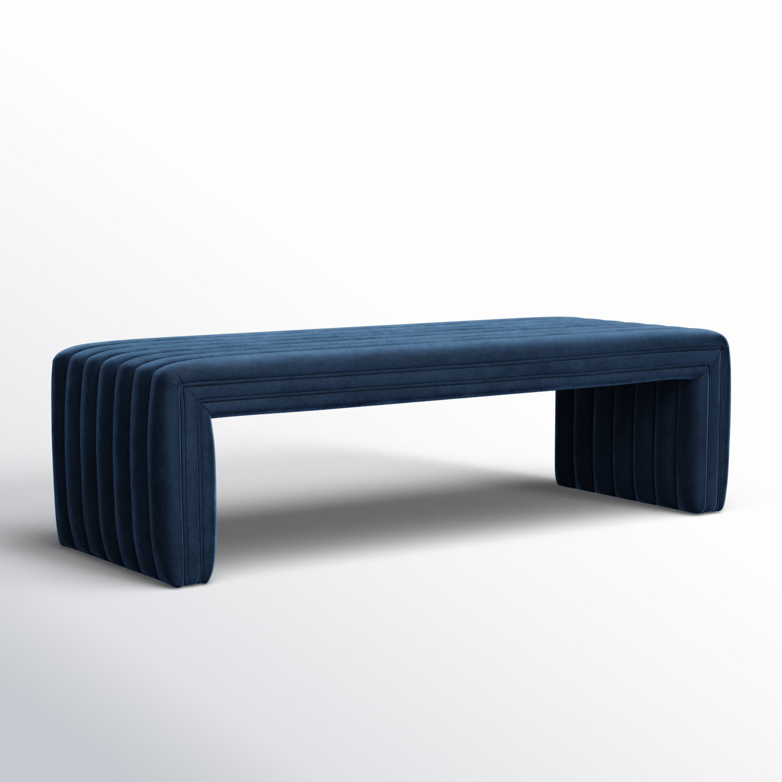 Brandt 61" Dining Bench, Sapphire Navy