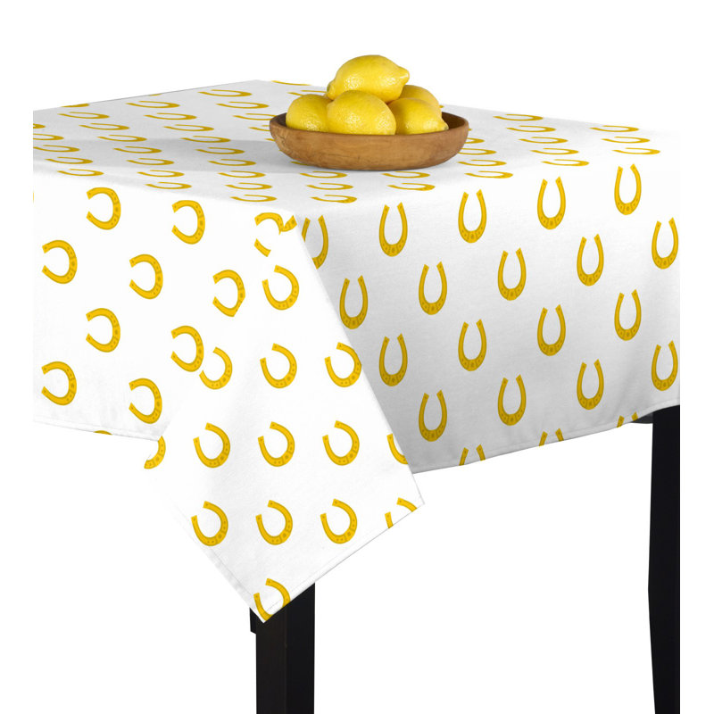 Mcchristian Horseshoes Tablecloth, 84" L x 84" W