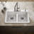 Riverby 33 In. Top-Mount Double-Bowl Kitchen Sink-125040108-107896238-125040110