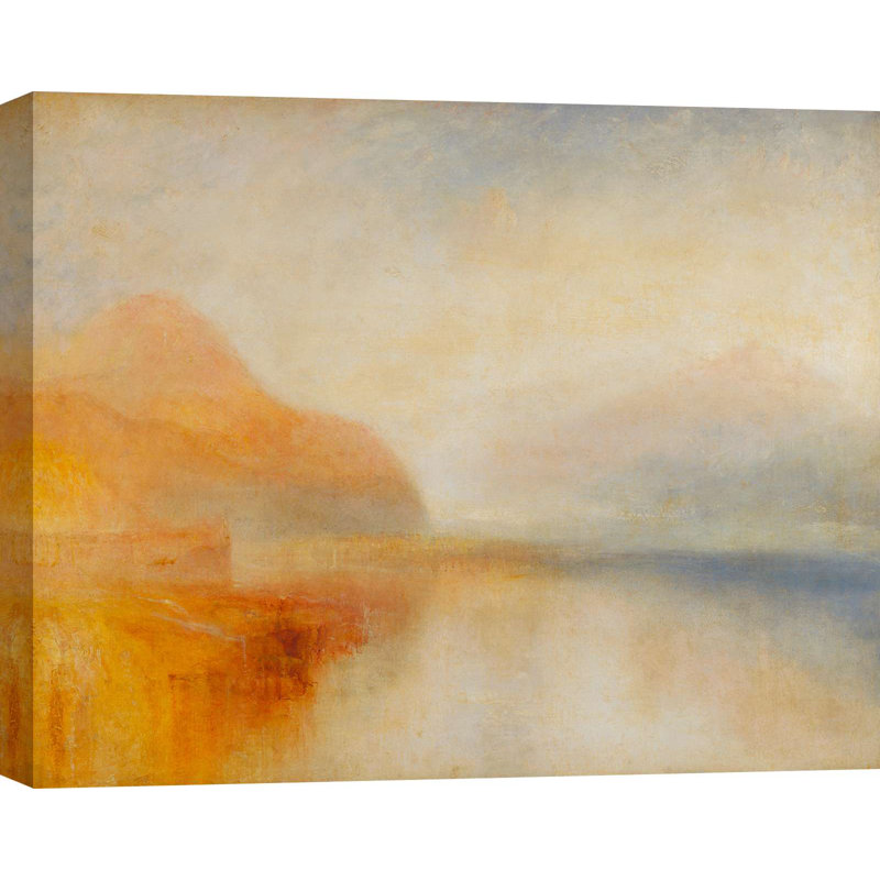 Wrapped Canvas Print: William Turner, Inverary Pier, Loch Fyne: Morning, 40cm H x 60cm W