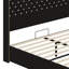 Bed Frame with USB Port,  and  Wing-Back Headboard-277968356