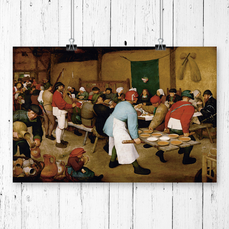 Pieter Bruegel the Elder Wedding - Frameless Print, 42 x 59.4cm