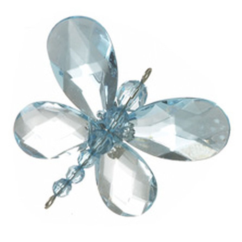 Acrylique papillon, Bleu