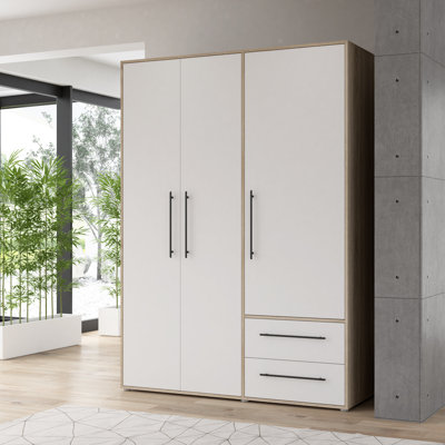 Mijah 3 Door Manufactured Wood Wardrobe