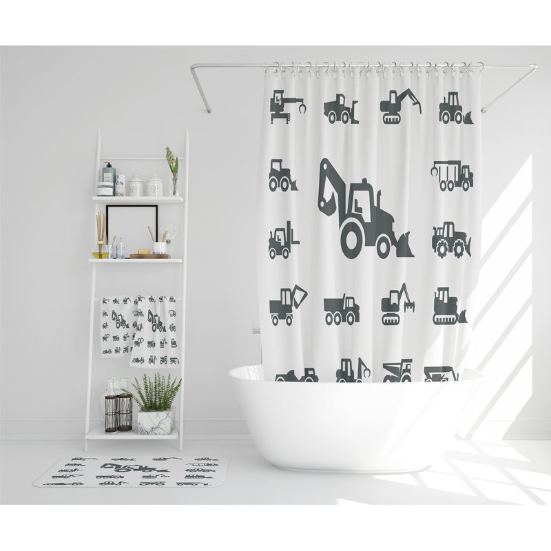 Nerriah Polyester Shower Curtain Set