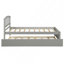 Base de lit simple avec lit gigogne en bois