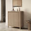 Buffet à panneau cannelé l 29,1 po avec 2 tablettes réglables-1410740628-1410740631