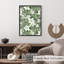 Floral, sauge, fleurs vertes, chalet VI, reproduction d'art non encadrée-20695120