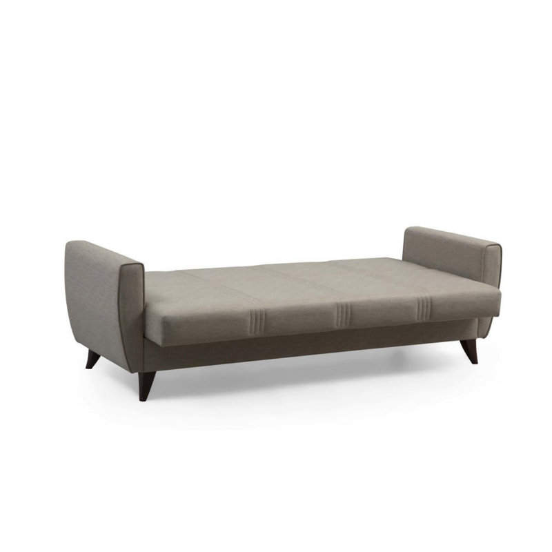 Allinson 207cm Upholstered Futon, Beige