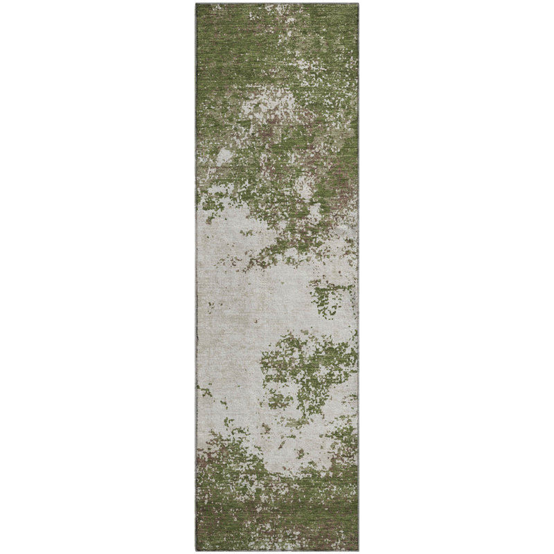 Premium Machine Washable Birchview AMF1027 Modern Rug, Runner 2'3" x 7'6"