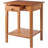 Solid Beech Wood Printer And End Table With Drawer And Lower Shelf, Classic Design For Home Or Office