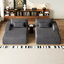 Fauteuil inclinable 102 po en velours côtelé gris moelleux - sans assemblage, lit pour le salon de la chambre à coucher, méridienne moderne surdimensionnée confortable requise-2067763313
