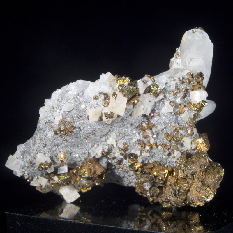 Calcite, Chalcopyrite and Dolomite. Sweetwater Mine