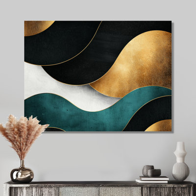 «Soft Marble Coastal Balance II», art mural moderne en métal marbré, impression d'art moderne en métal