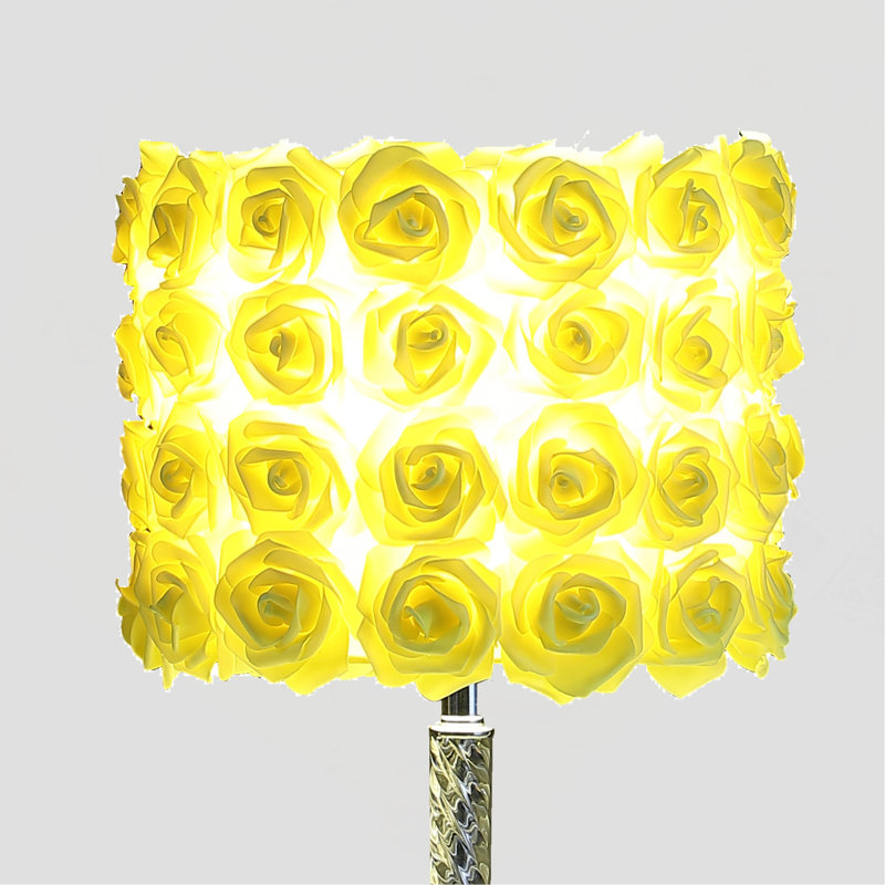 Mickus 18.25" Table Lamp, Silver, Yellow