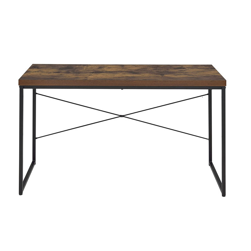 Bureau d'écriture de style industriel 1pc, Chêne